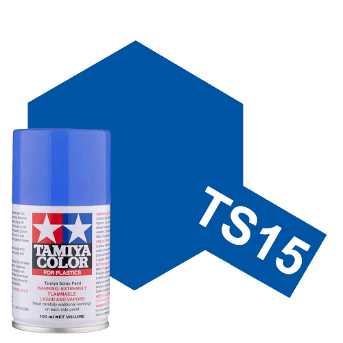 TS-15 Tamiya Blue Lacquer Spray Paint (100ml)