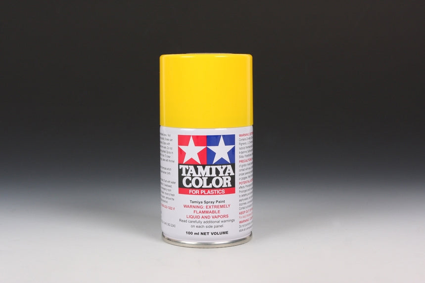 TS-16 Tamiya Yellow Lacquer Spray Paint (100ml)