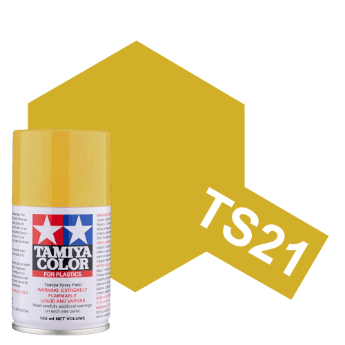 TS-21 Tamiya Gold Lacquer Spray Paint (100ml)
