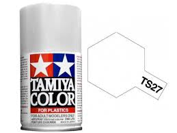 TS-27 Tamiya Matte White Lacquer Spray Paint (100ml)