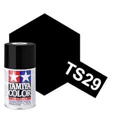TS-29 Tamiya Semi-Gloss Black Lacquer Spray Paint (100ml)