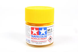 Tamiya XF-3 Flat Yellow Acrylic Paint (10ml)