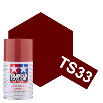 TS-33 Tamiya Dull Red Lacquer Spray Paint (100ml)