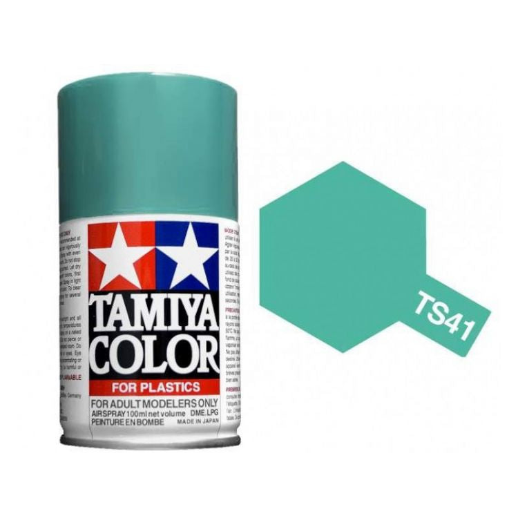TS-41 Tamiya Coral Blue Lacquer Spray Paint (100ml)