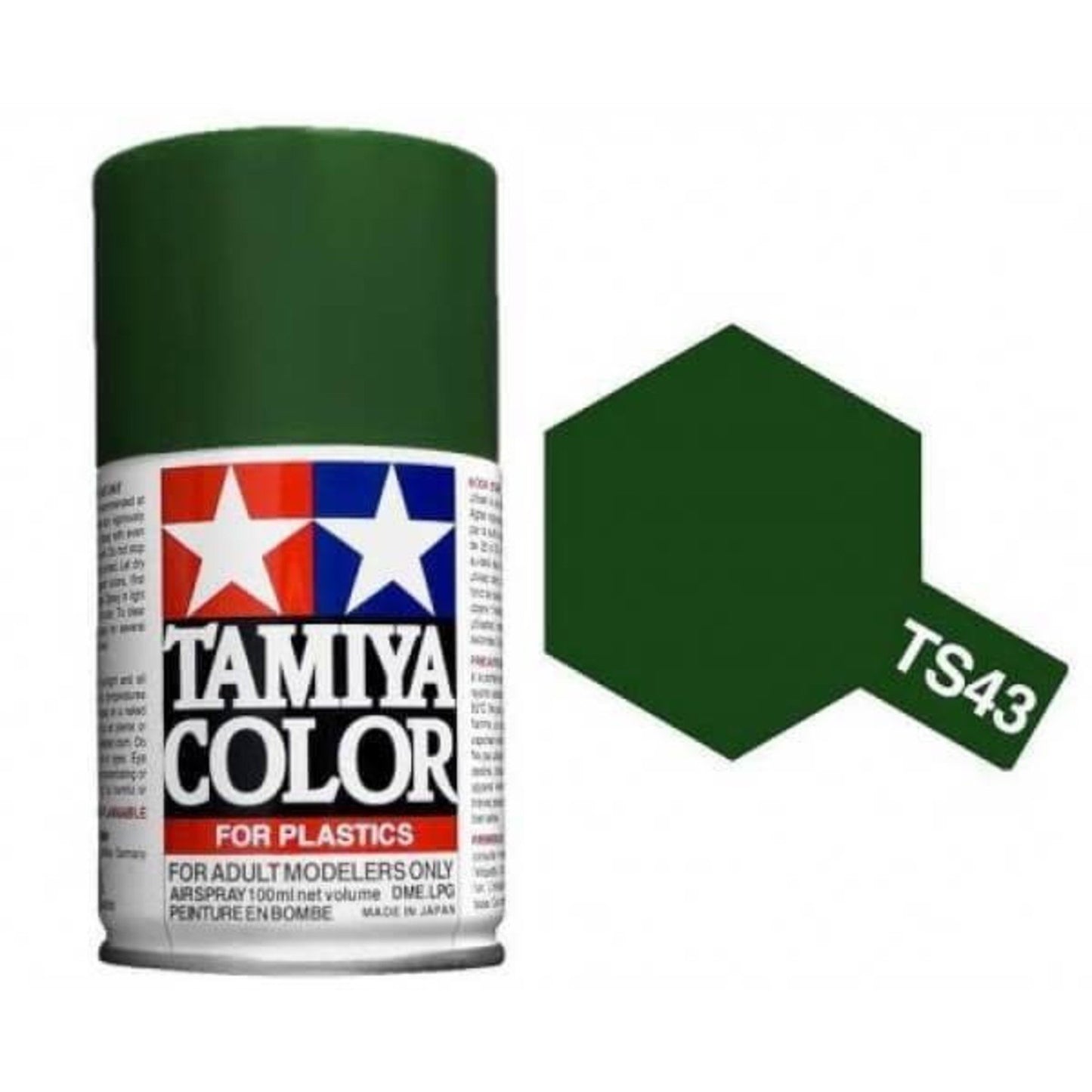 TS-43 Tamiya Racing Green Lacquer Spray Paint (100ml)