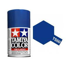 TS-50 Tamiya Blue Mica Lacquer Spray Paint (100ml)