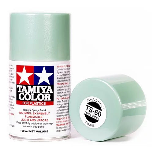 TS-60 Tamiya Pearl Green Lacquer Spray Paint (100ml)