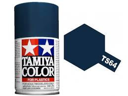 TS-64 Tamiya Dark Mica Blue Lacquer Spray Paint (100ml)