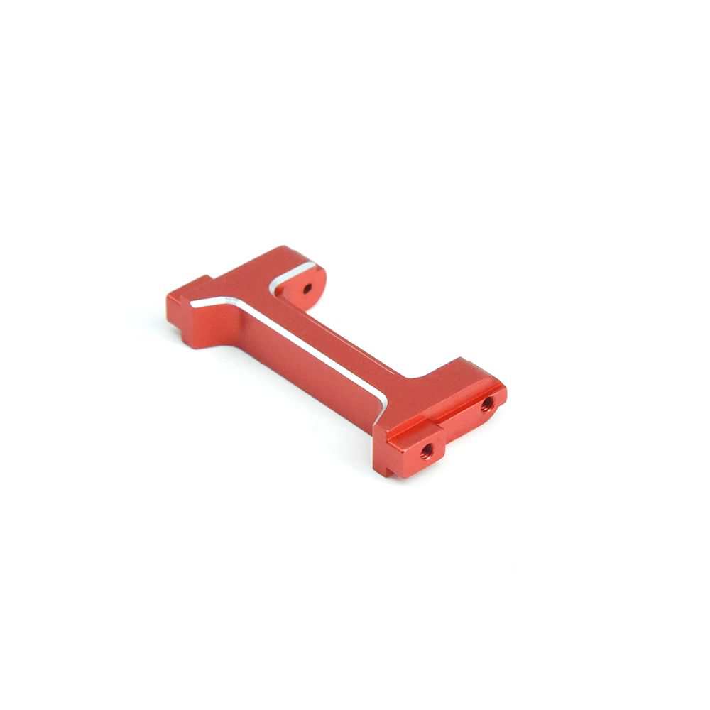 HDTTRX4M039C Hobby Details Traxxas 1/18 TRX-4M AL Rear Bumper Mount - Red