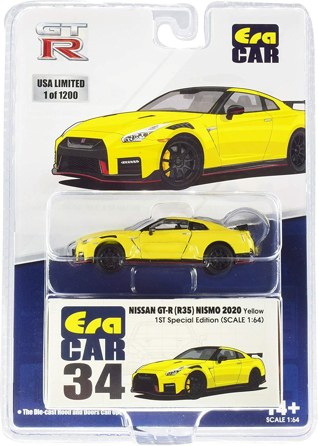 HE Era Car Nissan GT-R (R35) Nismo 2020 Yellow 1st Special Edition