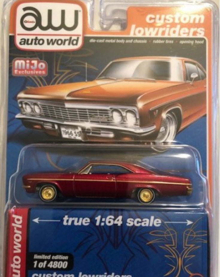 HE Auto World Custom Lowriders 1966 Chevy Impala SS (Chase)