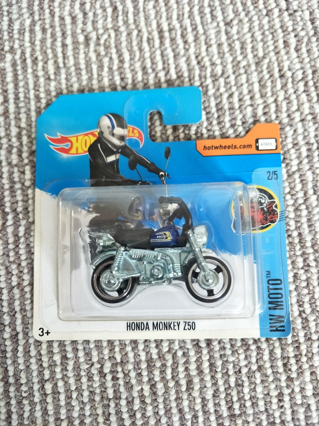 HE Hot Wheels HW Moto Honda Monkey Z50 Blue (Short Card)