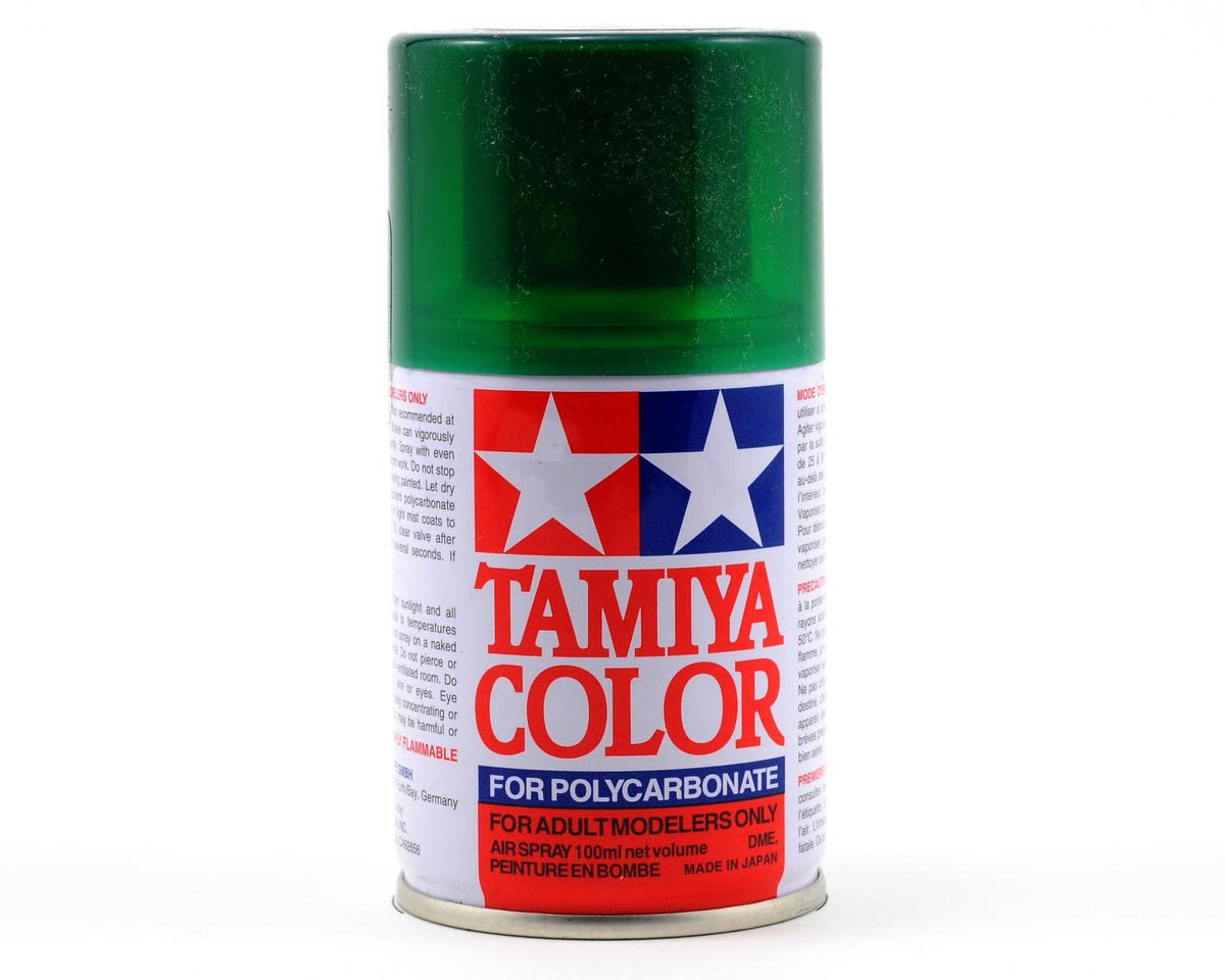 PS-44 Tamiya Translucent Green Lexan Spray Paint (100ml)