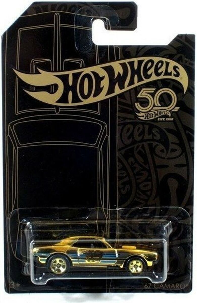 HE HotWheels 50th Anniversary ‘67 Camaro Gold Chrome