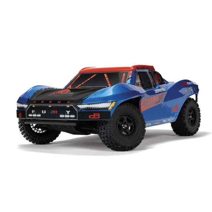 ARA3521T1 Arrma 1/10 FURY 223S BLX Brushless 2WD Short Course Truck RTR with DSC, Blue