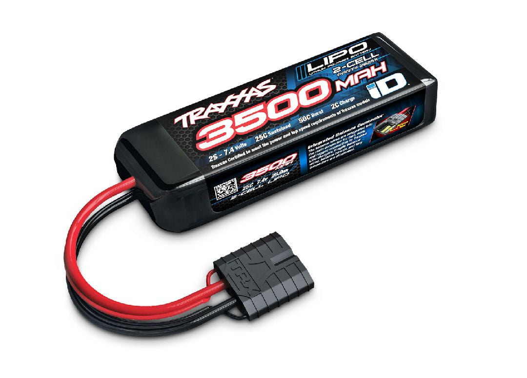 TRA2825X Traxxas 3500mAh 2S 7.4V 30C LiPo iD Battery