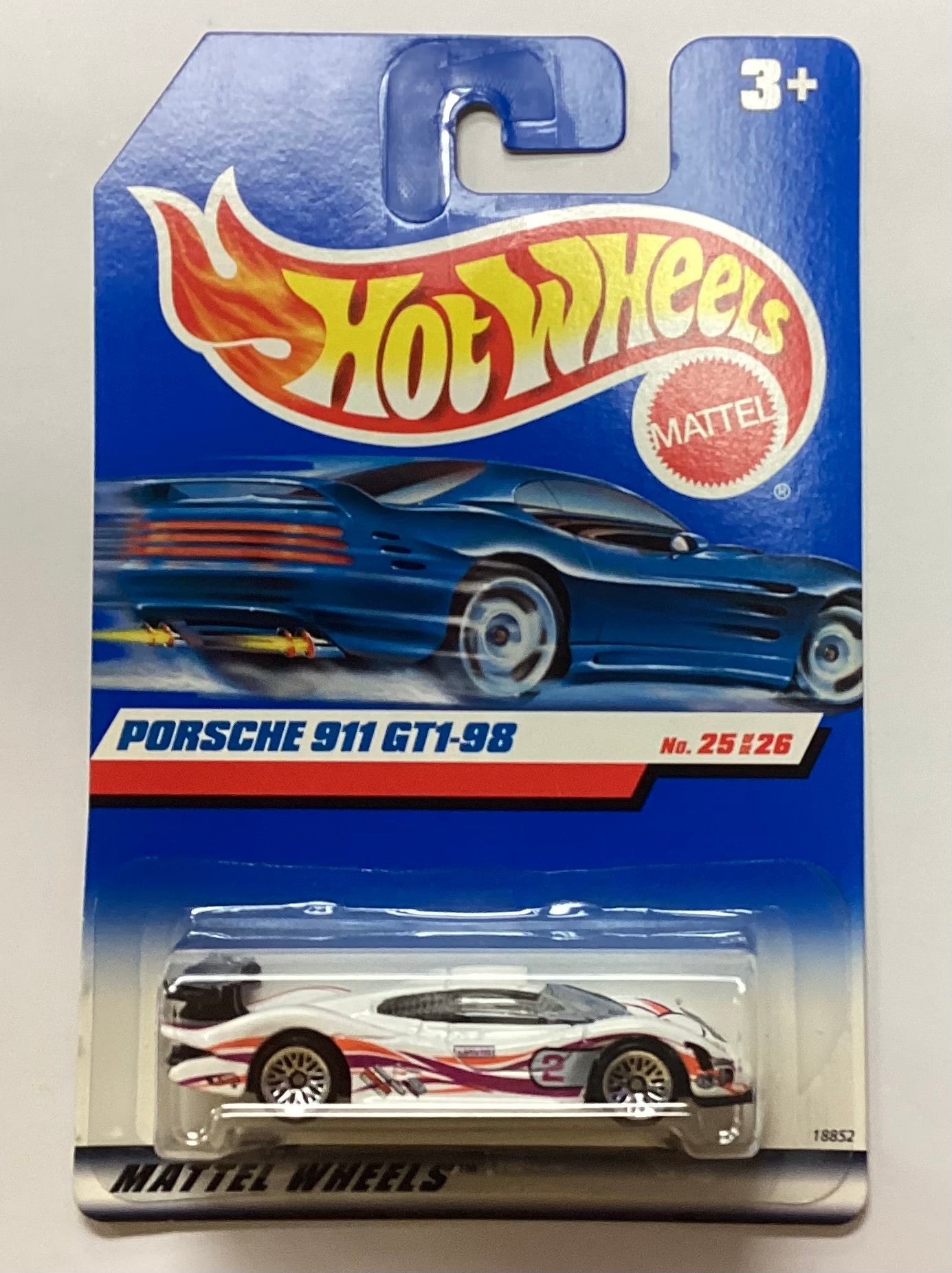 HotWheels Porsche 911 GT1-98 No. 25 of 26