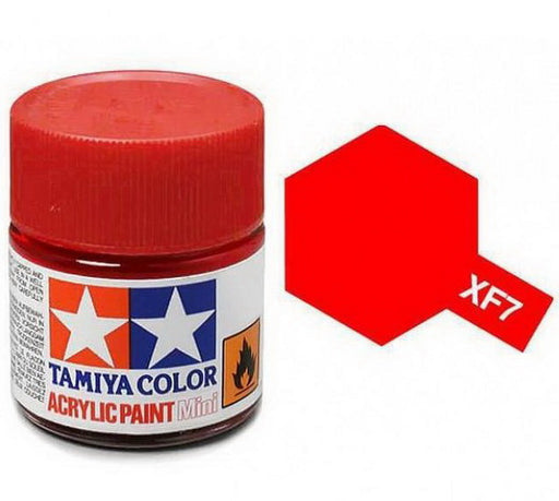 Tamiya XF-7 Flat Red Acrylic Paint (10ml)
