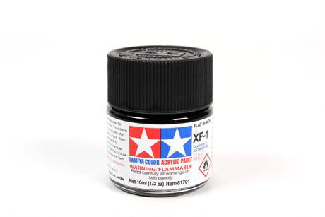 Tamiya X-1 Black Acrylic Paint (10ml)