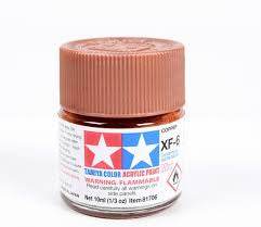 Tamiya Acrylic Mini XF-6 Flat Copper Paint (10ml)