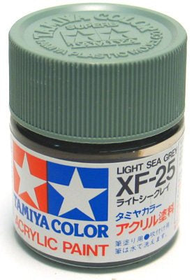 Tamiya XF-25 Flat Light Sea Grey Acrylic Paint (10ml)