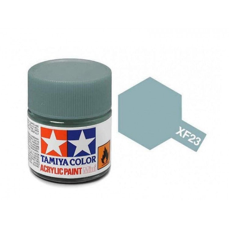 Tamiya XF-23 Flat Light Blue Acrylic Paint (10ml)