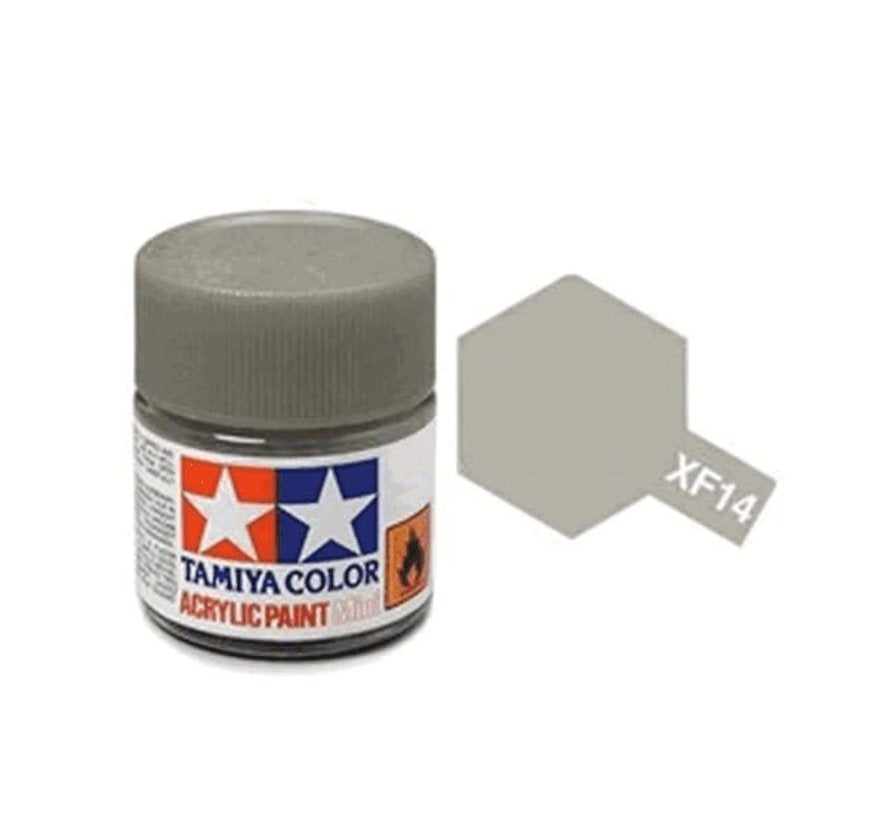 Tamiya XF-14 J.A. Flat Grey Acrylic Paint (10ml)