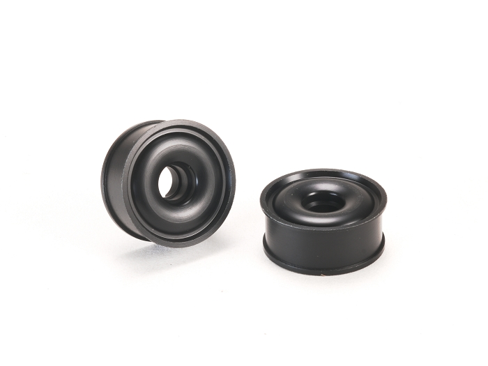 MR2088F1 PN Racing Mini-Z 2WD Machine Delrin Cut Black Formula 8.5x20mm Flanged Wheel F1