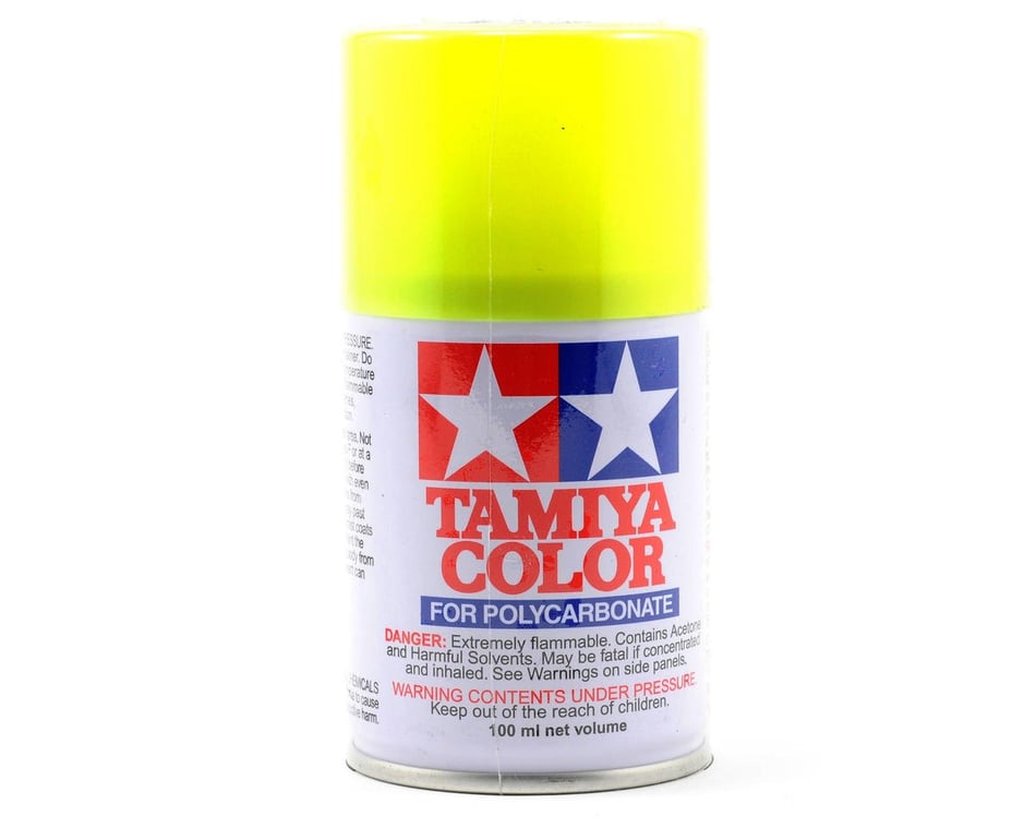 PS-27 Tamiya Fluorescent Yellow Lexan Spray Paint (100ml)