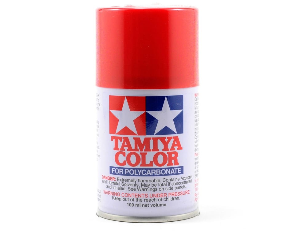 PS-2 Tamiya Red Lexan Spray Paint (100ml)