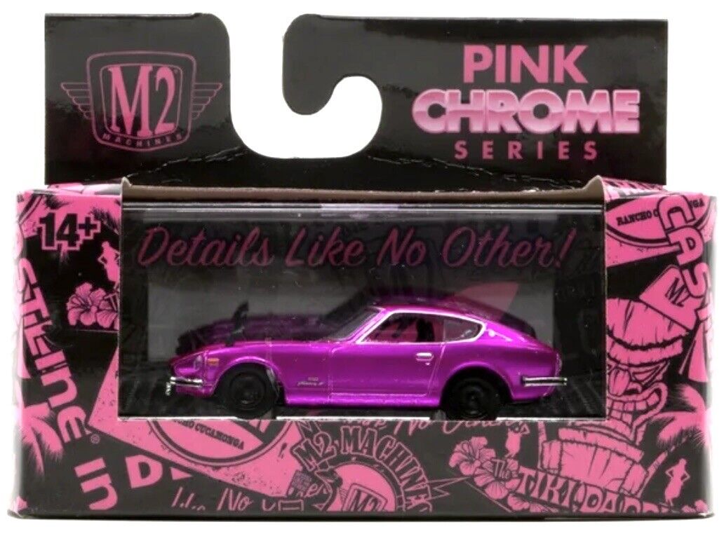 M2 Machines Pink Chrome Series 1970 Nissan Fairlady Z432 HE