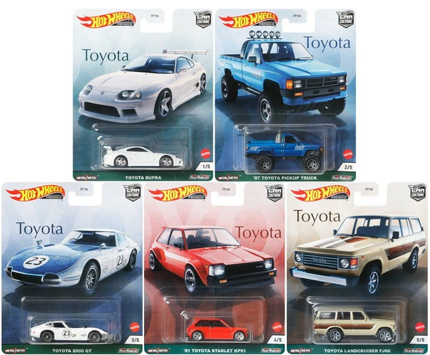 HotWheels Premium Car Culture Full Set Toyota
