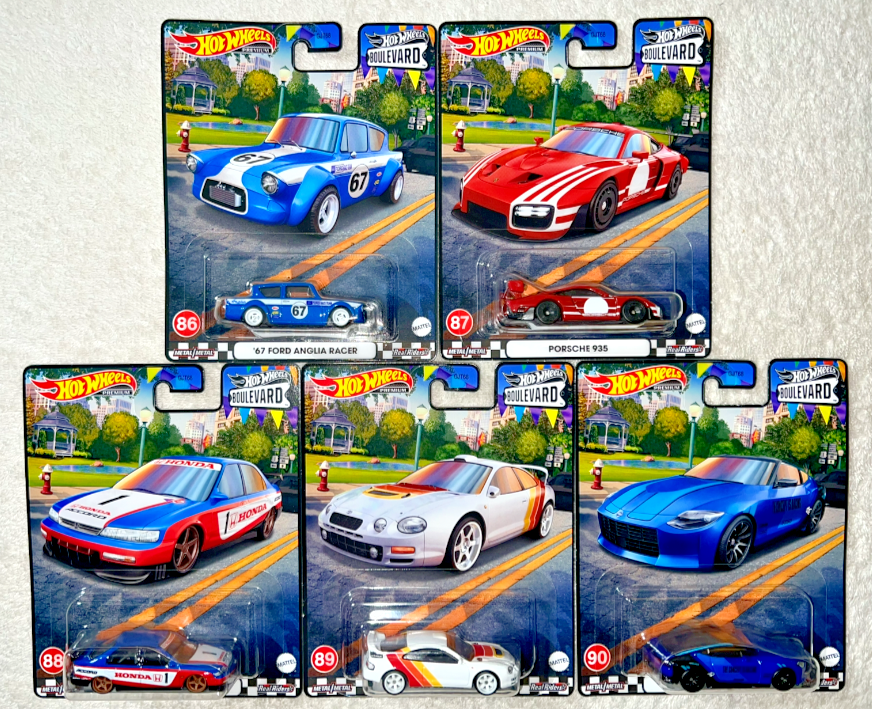 HE HotWheels Premium Boulevard Full Set 86-90