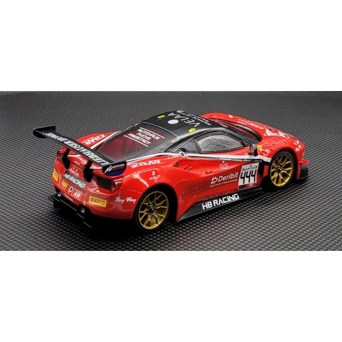 GL-488-GT3-009 GL Racing 1/28 GL 488 GT3 body-009 (Black/Red) *Wheel Base 98mm*