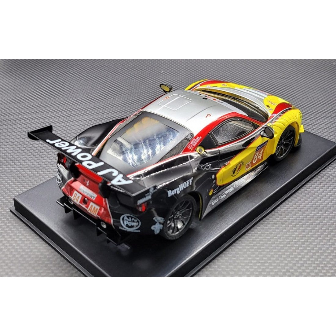 GL-488-GT3-010 GL Racing 1/28 GL 488 GT3 body-010 (Yellow/Red) *Wheel Base 98mm*