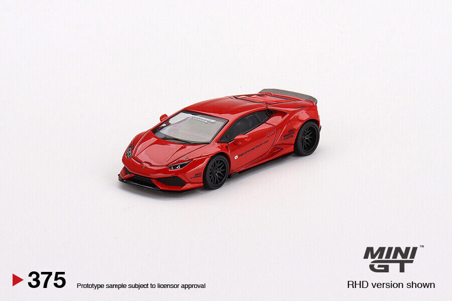 Mini GT #375 LB Works Lamborghini Huracán ver. 2 Red RHD HE