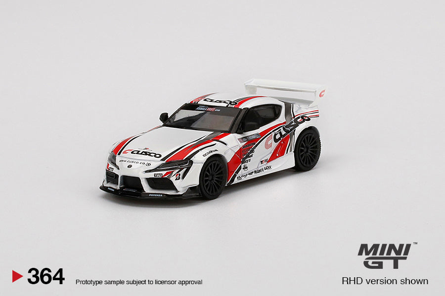 Mini GT #364 Pandem Toyota GR Supra V1.0 #770 Team Cusco Racing 2021 Formula Drift Japan RHD HE
