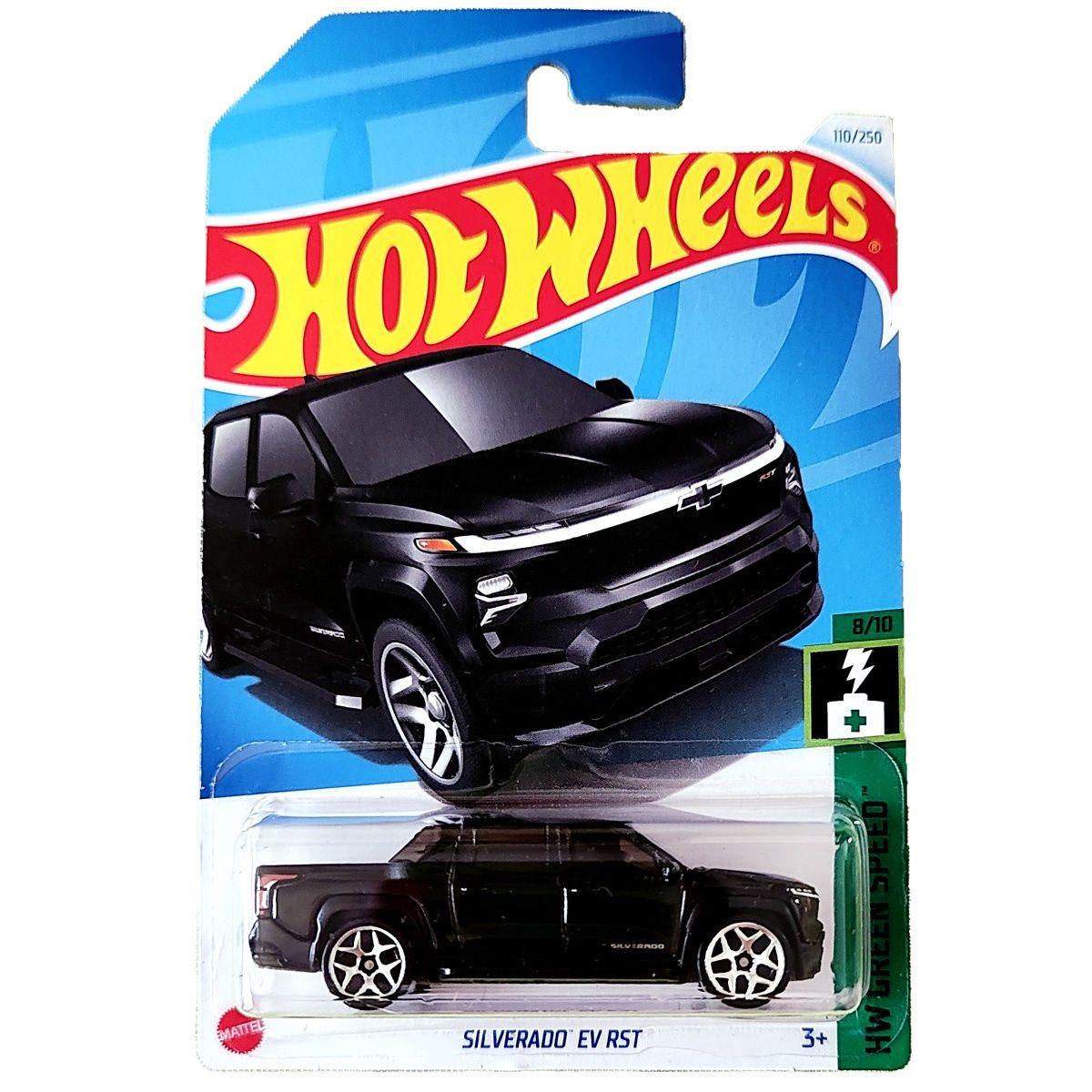 HE Hot Wheels HW Green Speed Silverado EV RST