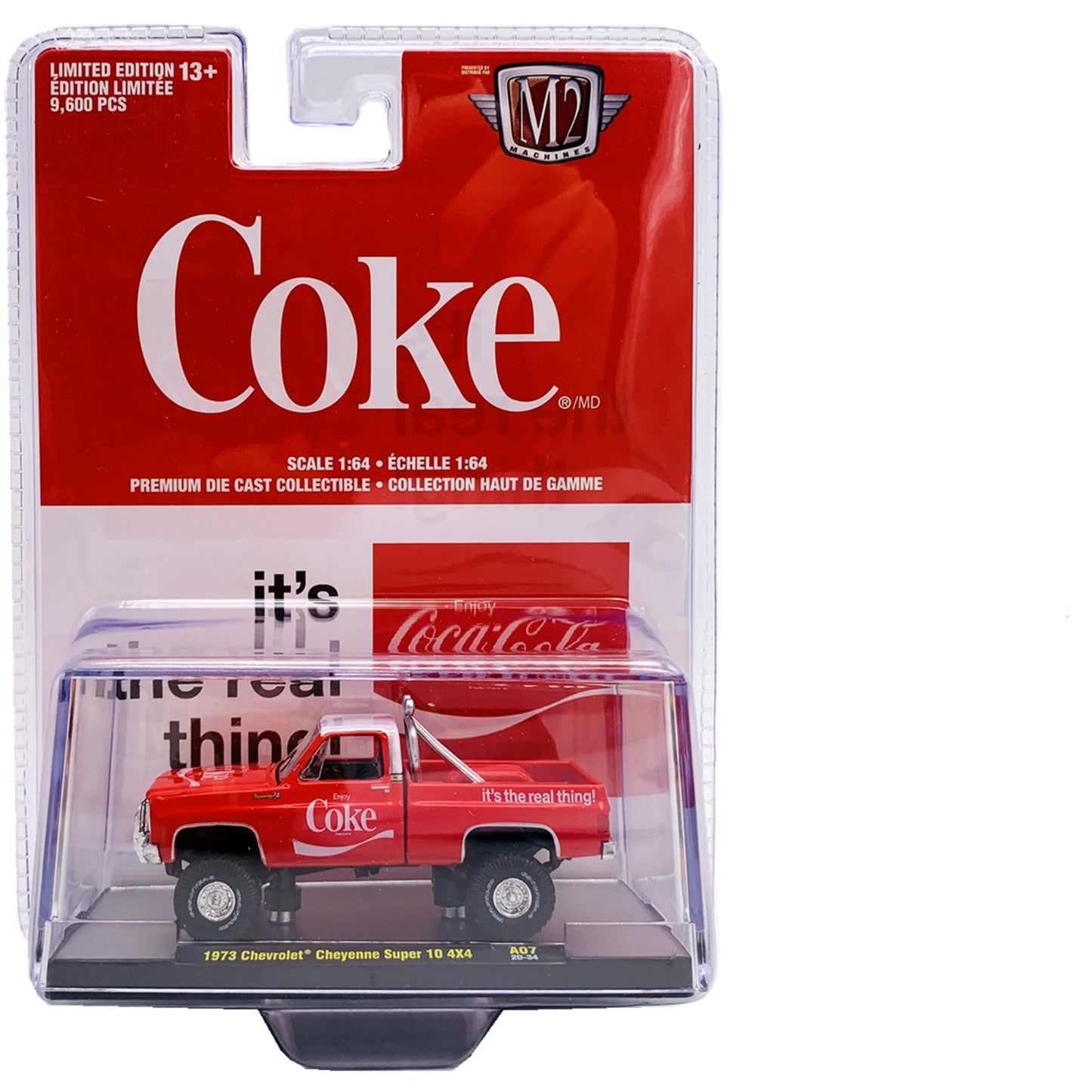 M2 Machines Coke “It’s The Real Thing” 1973 Chevrolet Cheyenne Super 10 4x4 A07 HE