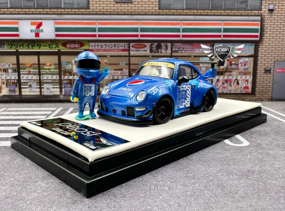 Cool Car RWB Porsche Pepsi w/Figure HE