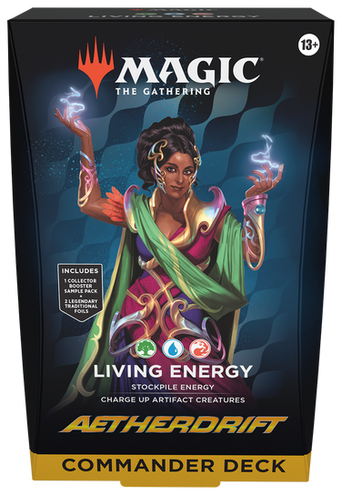MTG Aetherdrift Commander Deck Living Energy