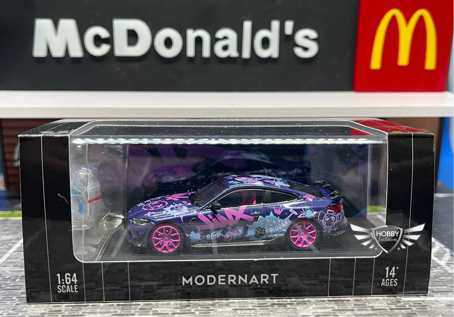 ModernArt BMW M4 Jinx Deep Purple Doll Version HE