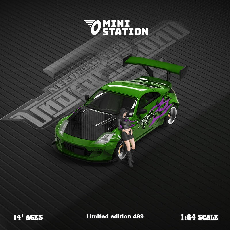 Mini Station Nissan 350Z HKS Green HE