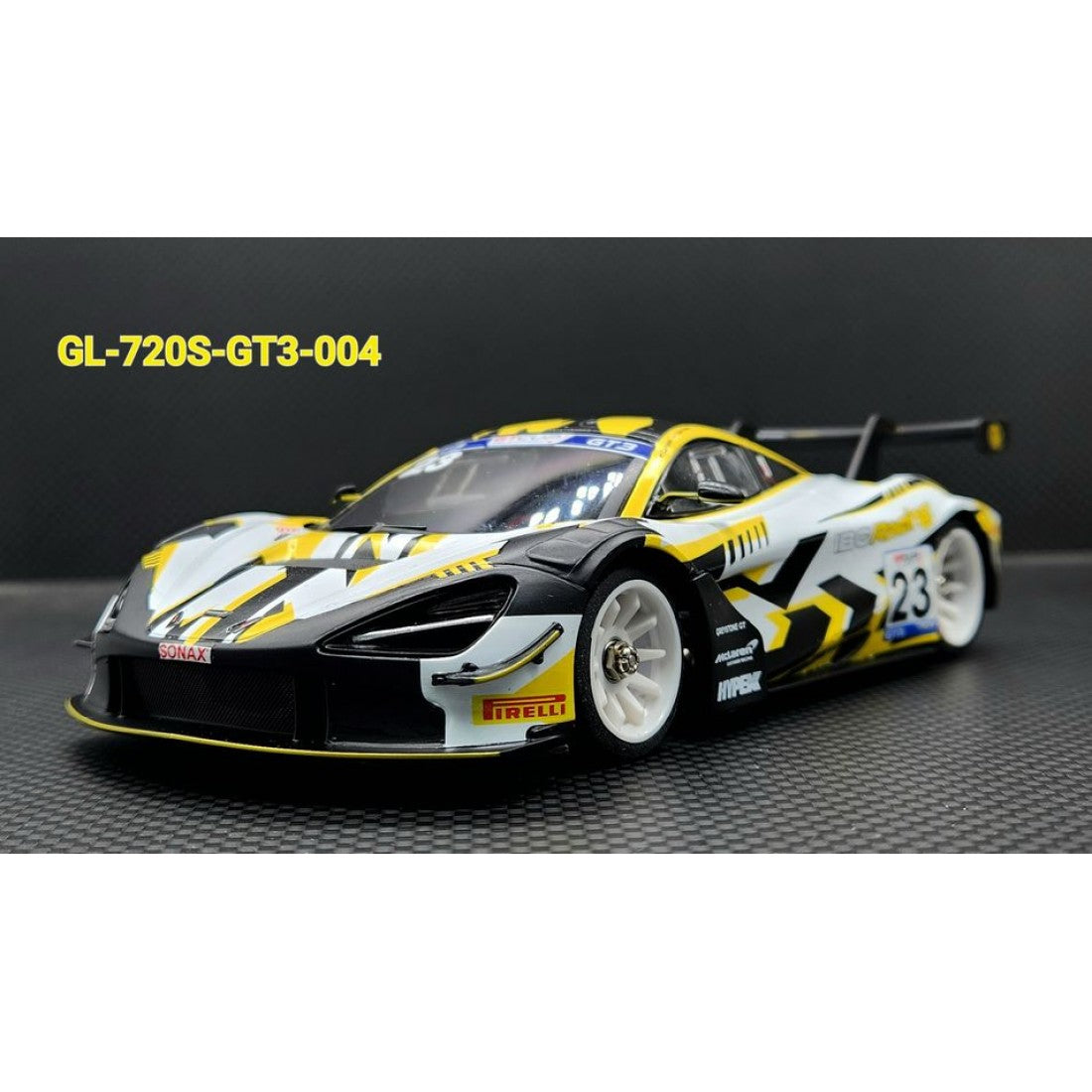 GL-720S-GT3-004 1/28 GL 720S GT3 body-004 ( 23 ) *Wheel Base 102mm*