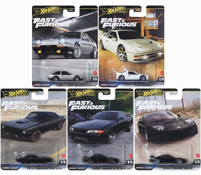 HotWheels Premium Fast And Furious E Case Full Set HE