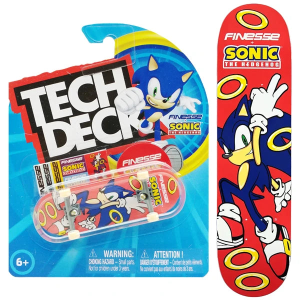 Tech Deck Finesse x Sonic The Hedgehog Sonic