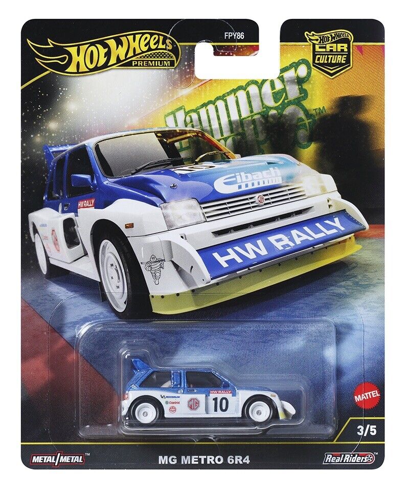 HotWheels Premium Car Culture Hammer Drops MG Metro 6R4 HE