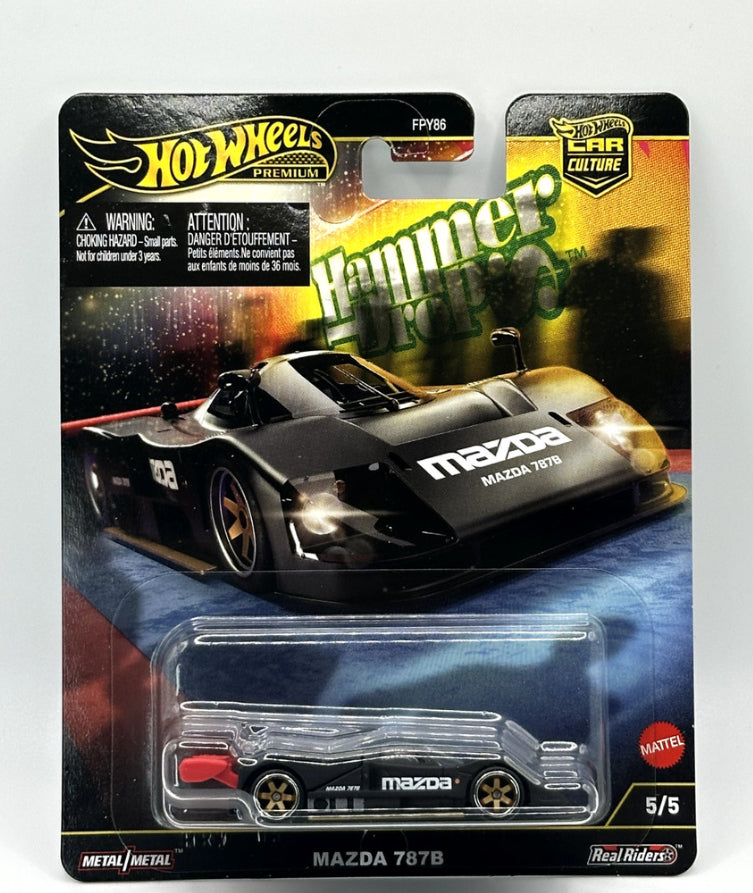 HotWheels Premium Car Culture Hammer Drops Mazda 787B HE