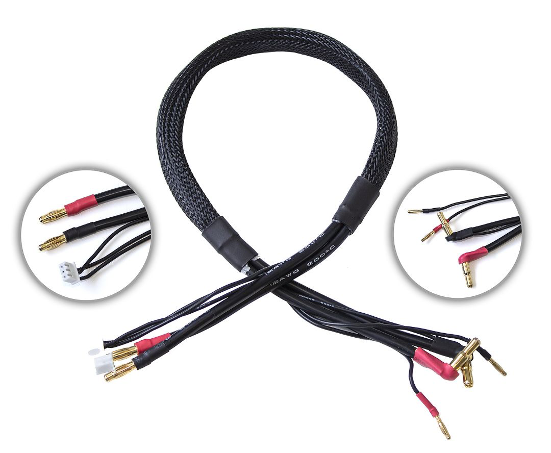 ASC27233 Reedy 1-2S 4mm/5mm Pro Charge Lead