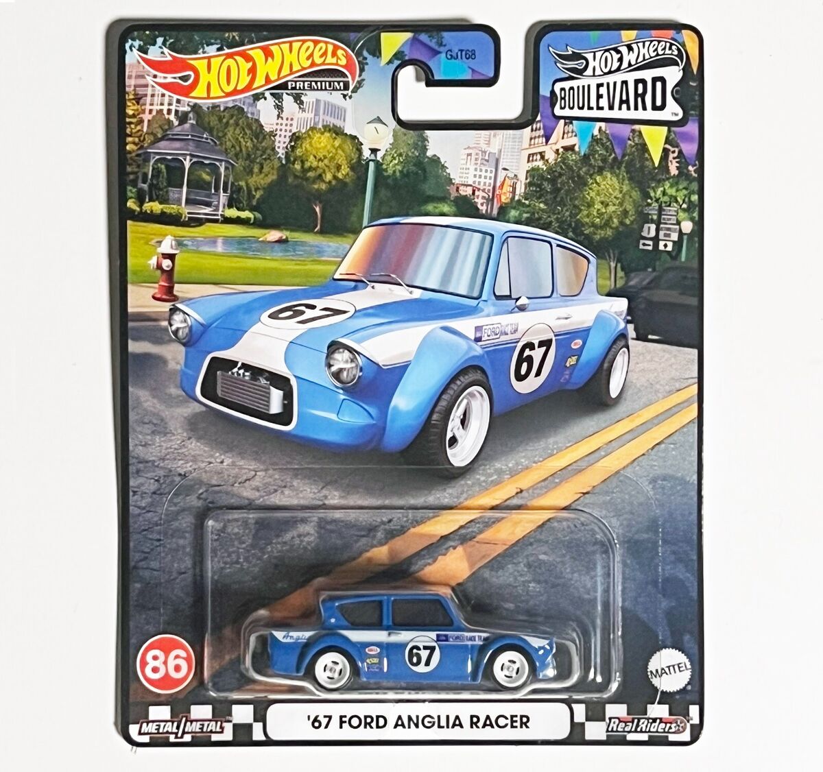 HotWheels Premium Boulevard #86 ‘67 Ford Anglia Racer